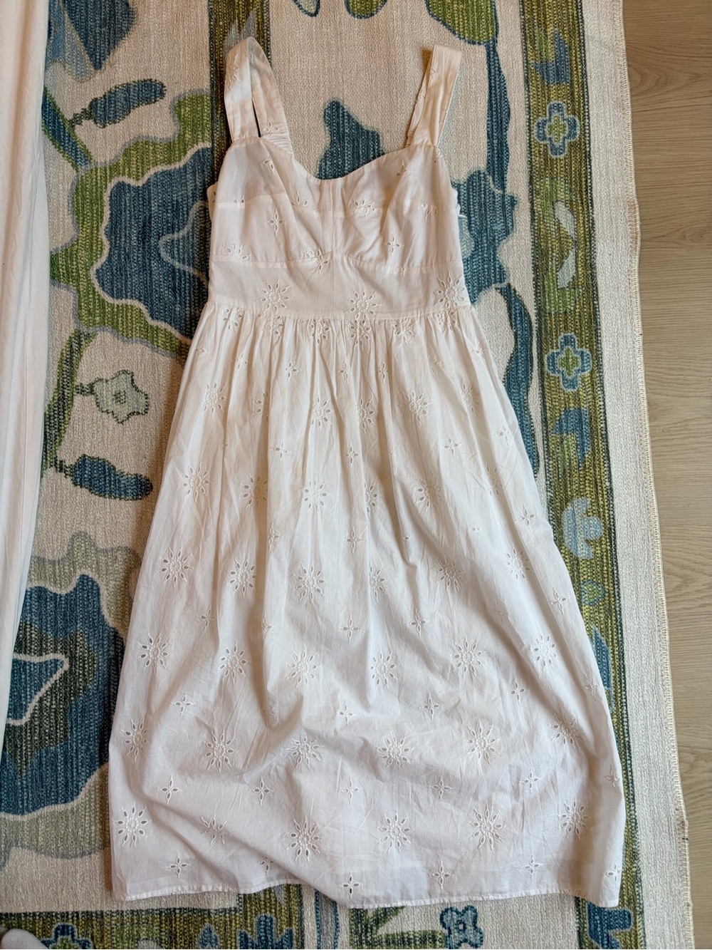 J. Crew White Eyelet Sundress